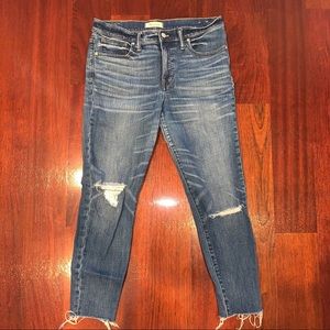 Madewell 9” High Riser Skinny Skinny Crop Jeans 31